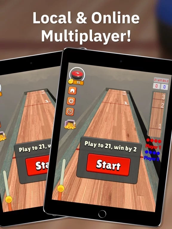 Изображение игры: Tabletop Shuffleboard