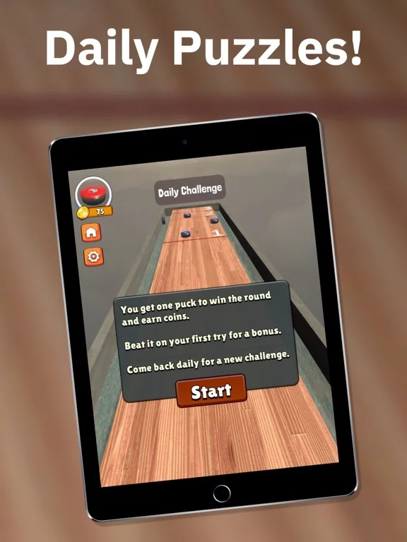 Изображение игры: Tabletop Shuffleboard