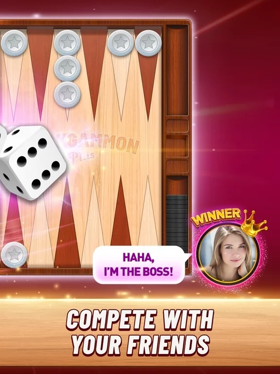 Изображение игры: Backgammon Plus.