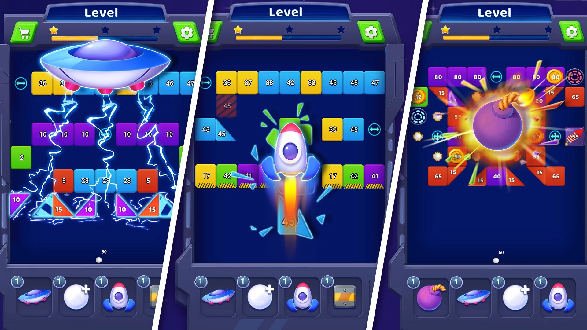 Изображение игры: Bricks Crusher Breaker Ball