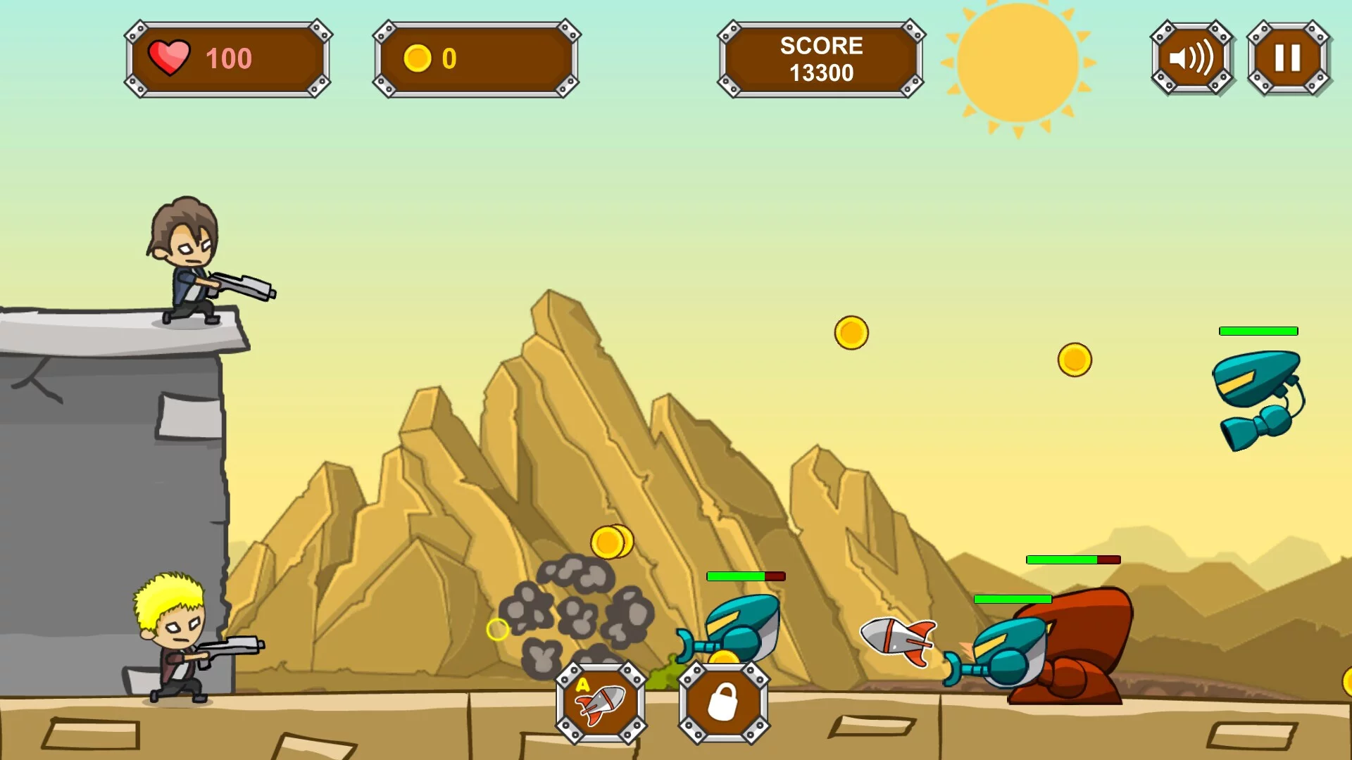 Изображение игры: Aliens Tower Defense