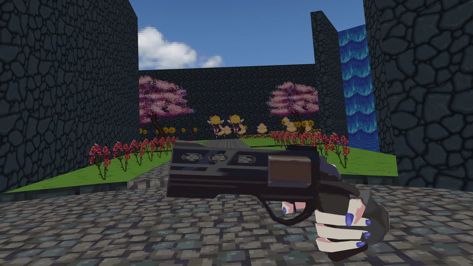 Изображение игры: I Am Sakuya VR: Touhou FPS Game