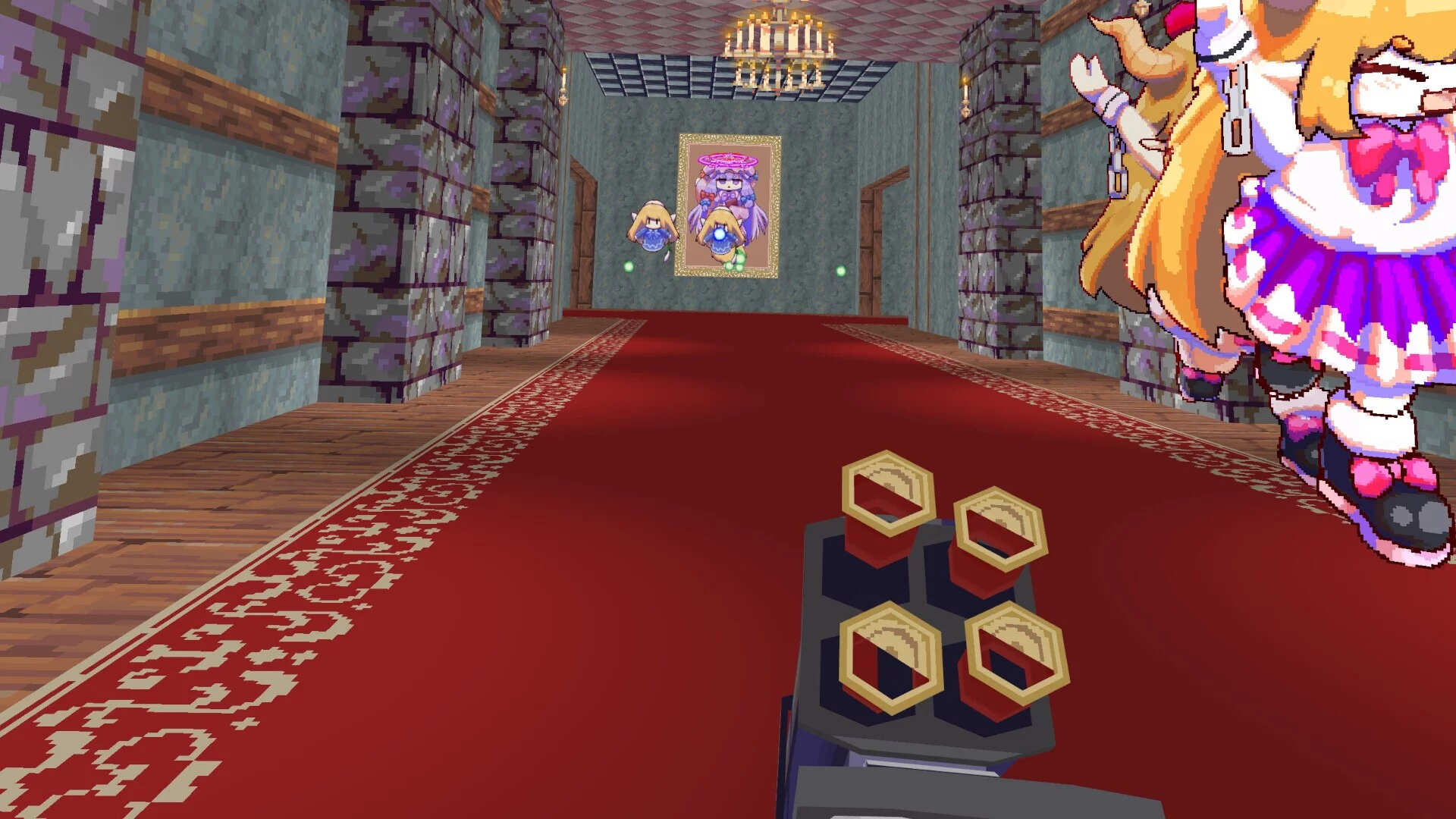 Изображение игры: I Am Sakuya VR: Touhou FPS Game