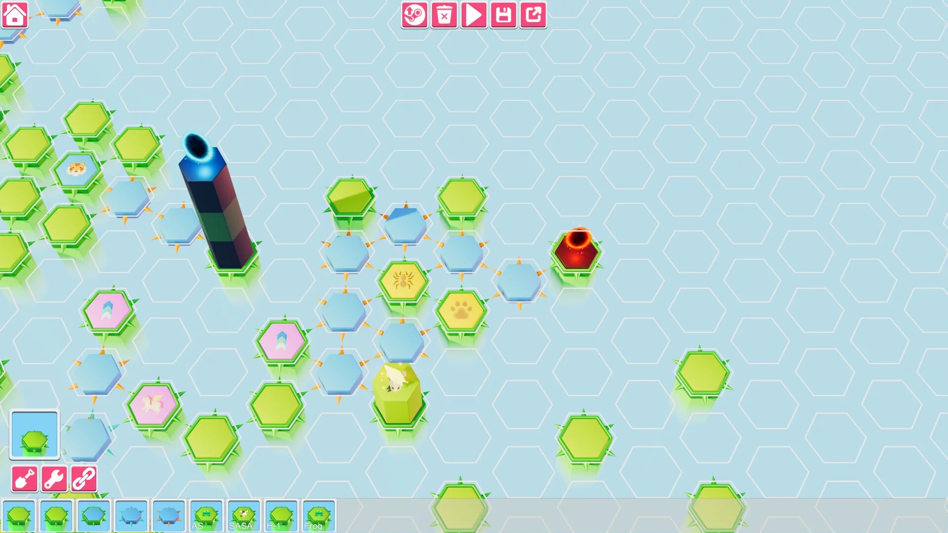 Изображение игры: Jump Puzzle