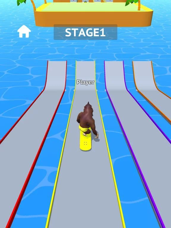 Изображение игры: Gorilla Race!