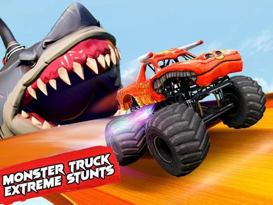 Изображение игры: Monster Truck Stunts Car Games