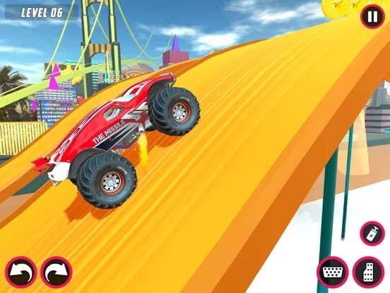 Изображение игры: Monster Truck Stunts Car Games