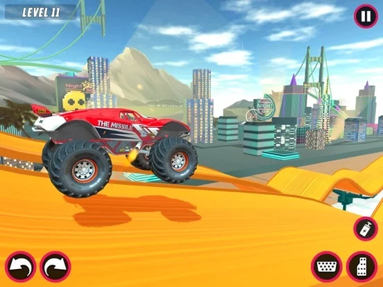 Изображение игры: Monster Truck Stunts Car Games
