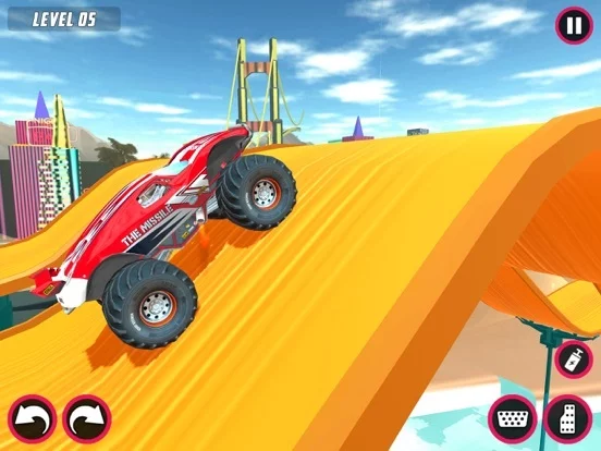 Изображение игры: Monster Truck Stunts Car Games