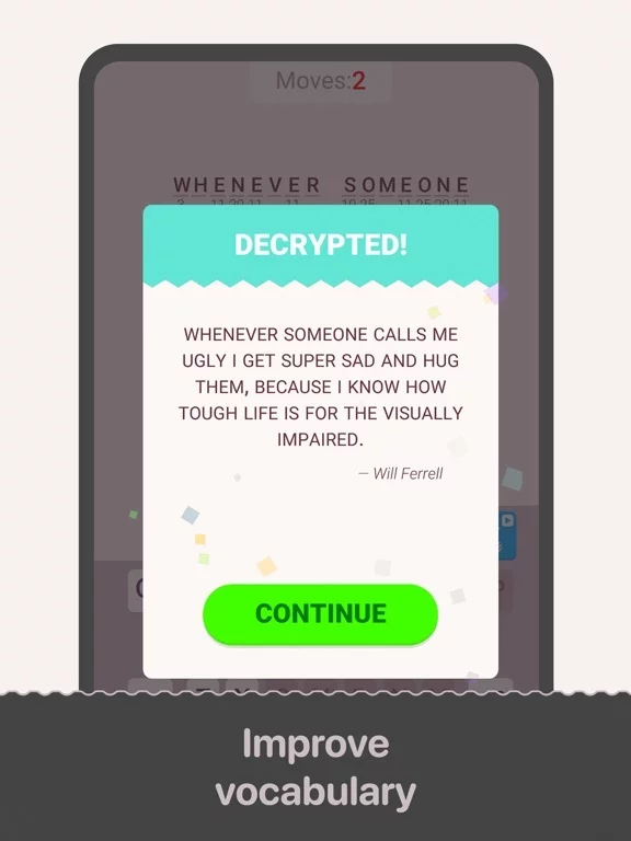 Изображение игры: Cryptogram: Word Brain Puzzle