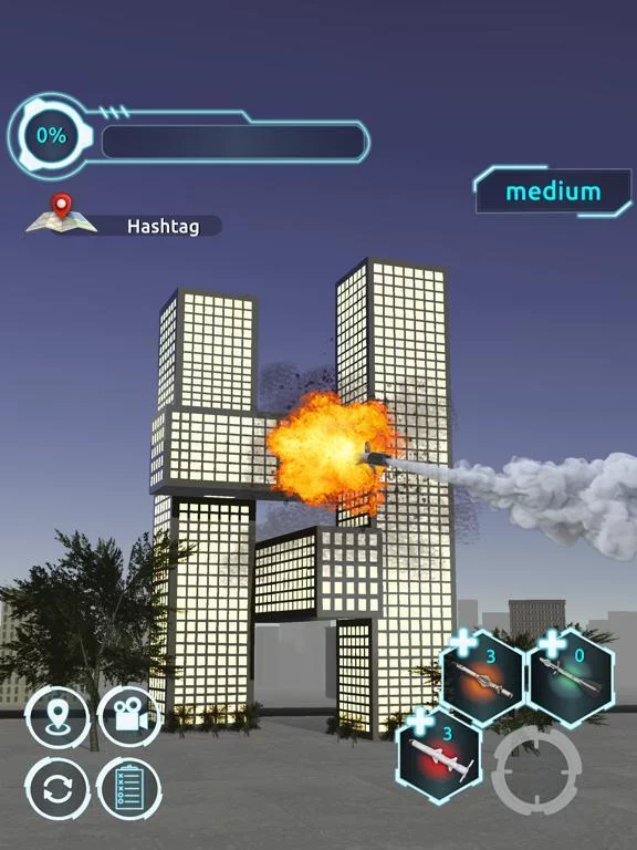 Изображение игры: City Demolish: Rocket Smash!