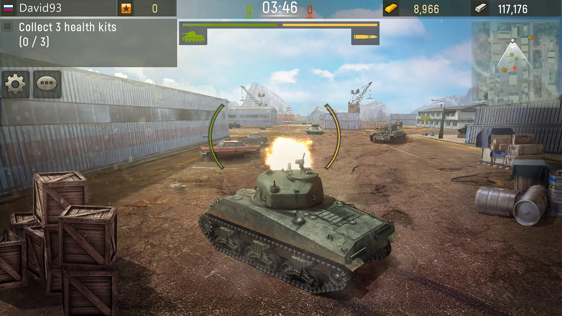 Изображение игры: Grand Tanks: WW2 Tank Games