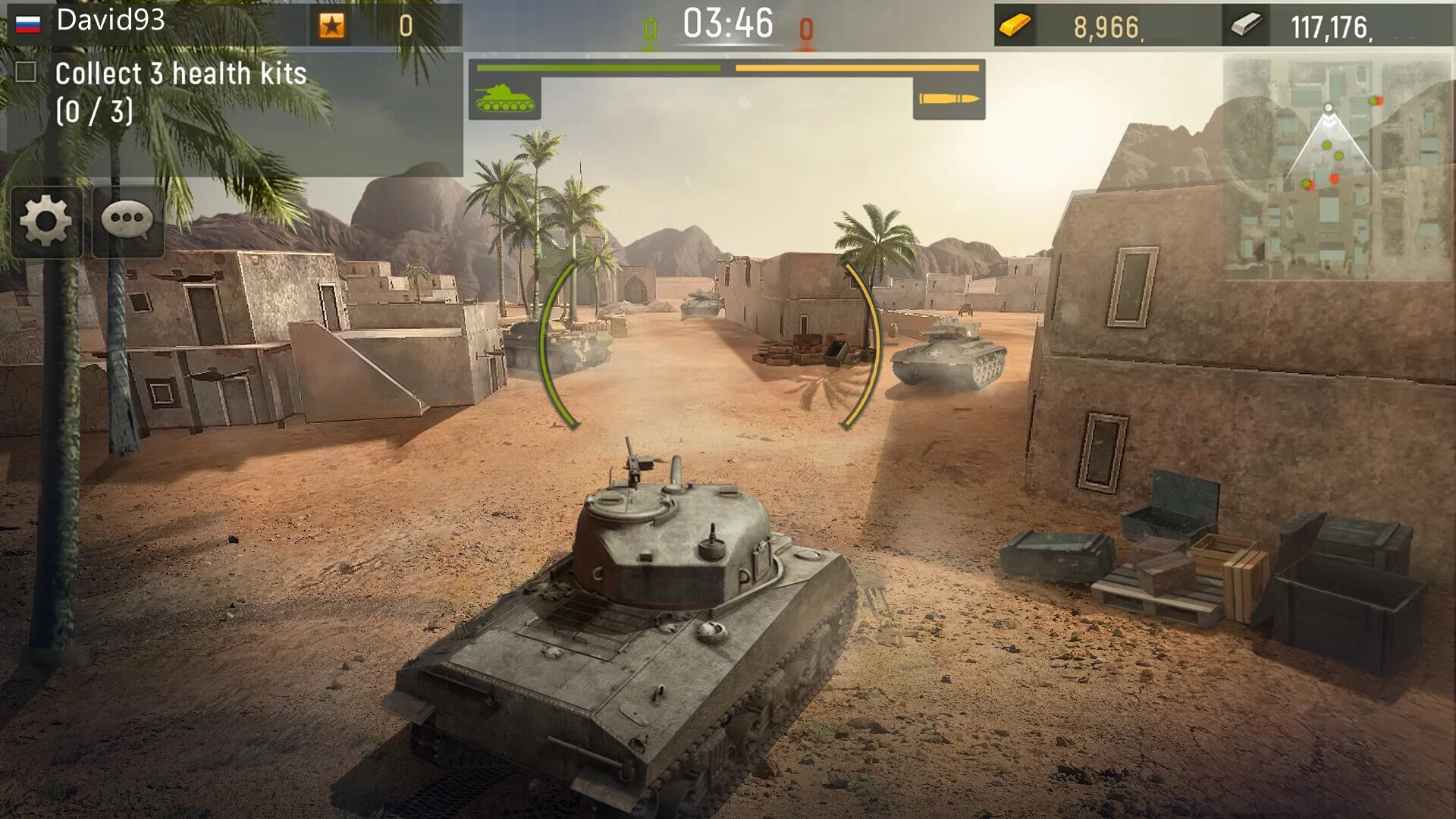 Изображение игры: Grand Tanks: WW2 Tank Games