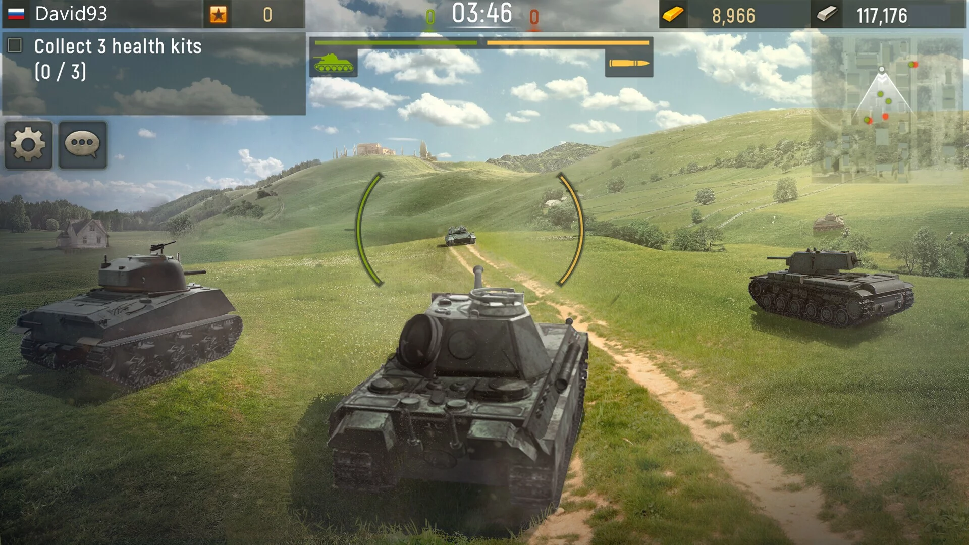Изображение игры: Grand Tanks: WW2 Tank Games