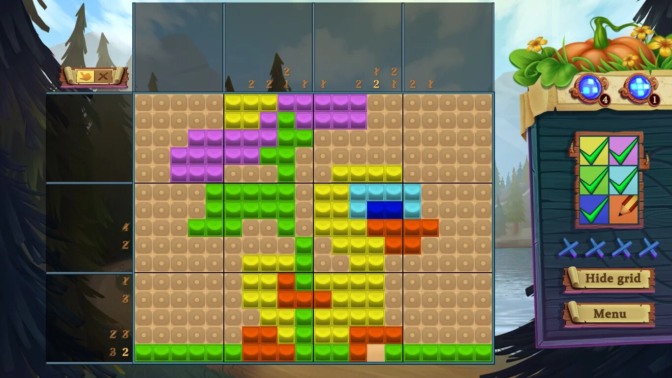 Изображение игры: Adventure mosaics. Autumn Journey
