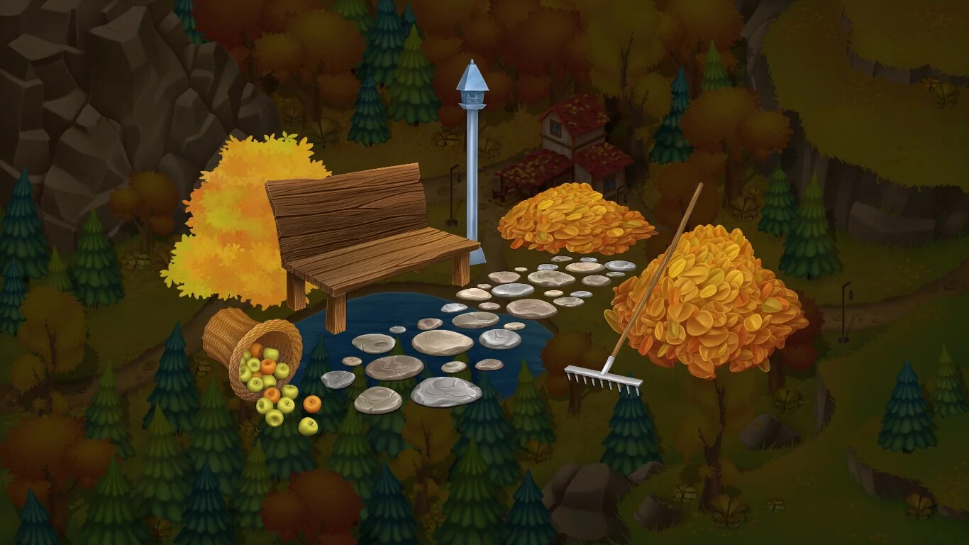 Изображение игры: Adventure mosaics. Autumn Journey