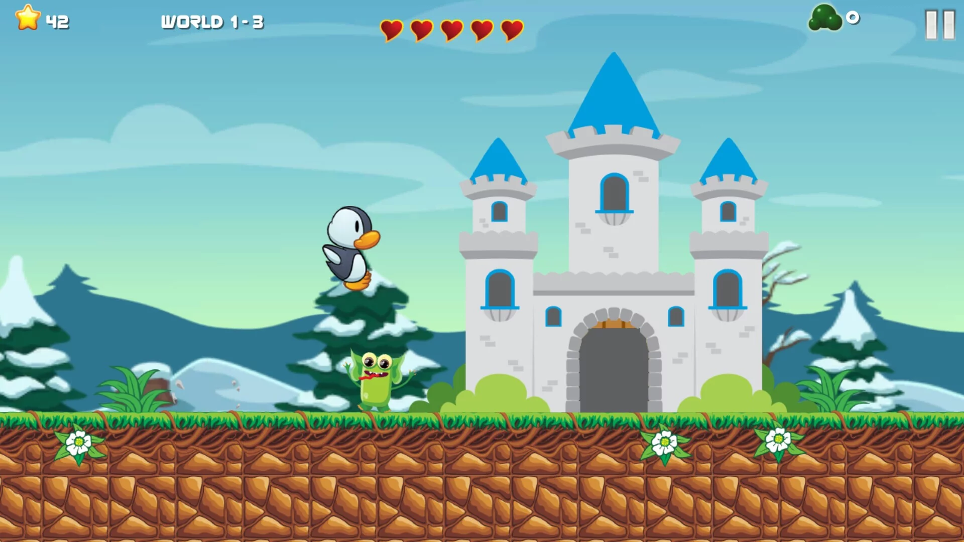 Изображение игры: Run Penguin Run