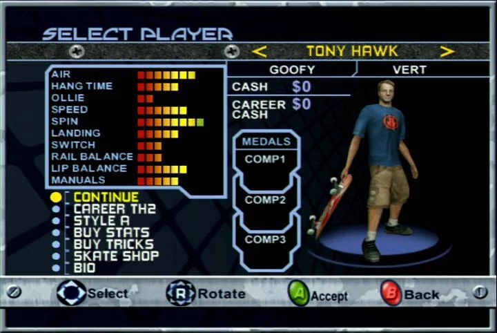 Изображение игры: Tony Hawk's Pro Skater 2x