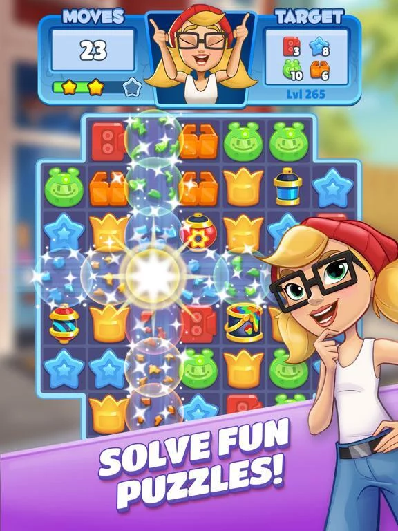 Изображение игры: Subway Surfers Match