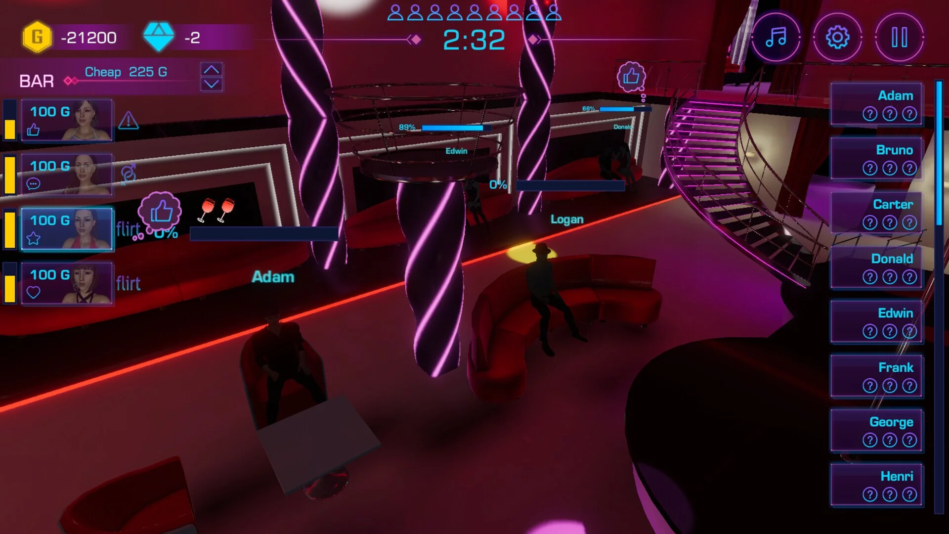 Изображение игры: Brothel Simulator II 💋