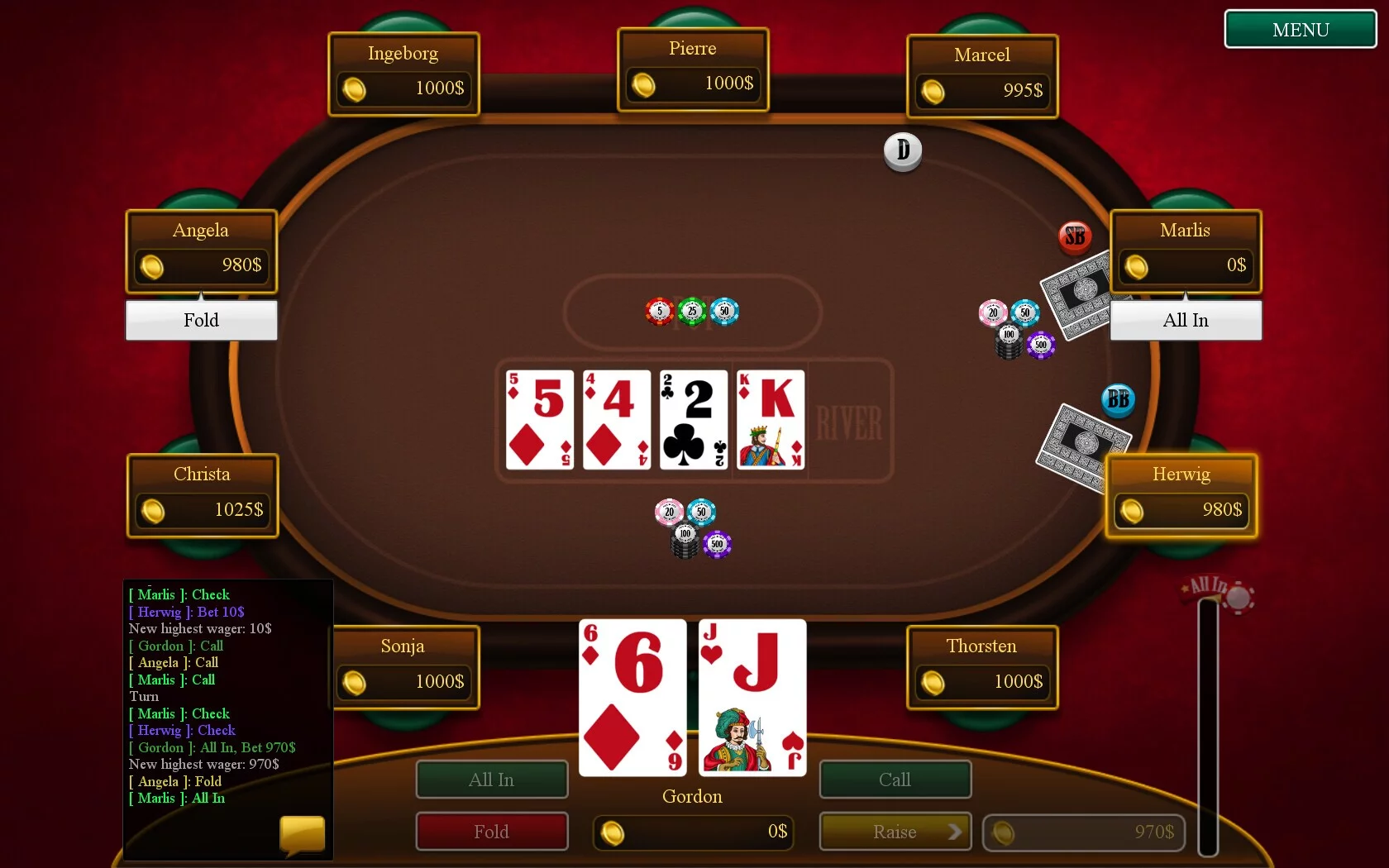 Изображение игры: Royal Class Poker