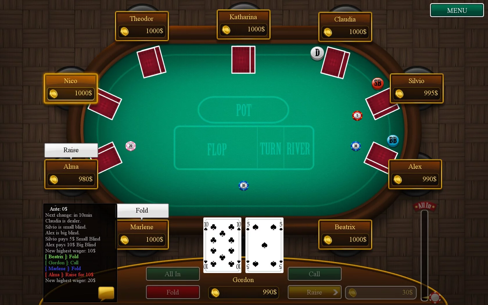 Изображение игры: Royal Class Poker