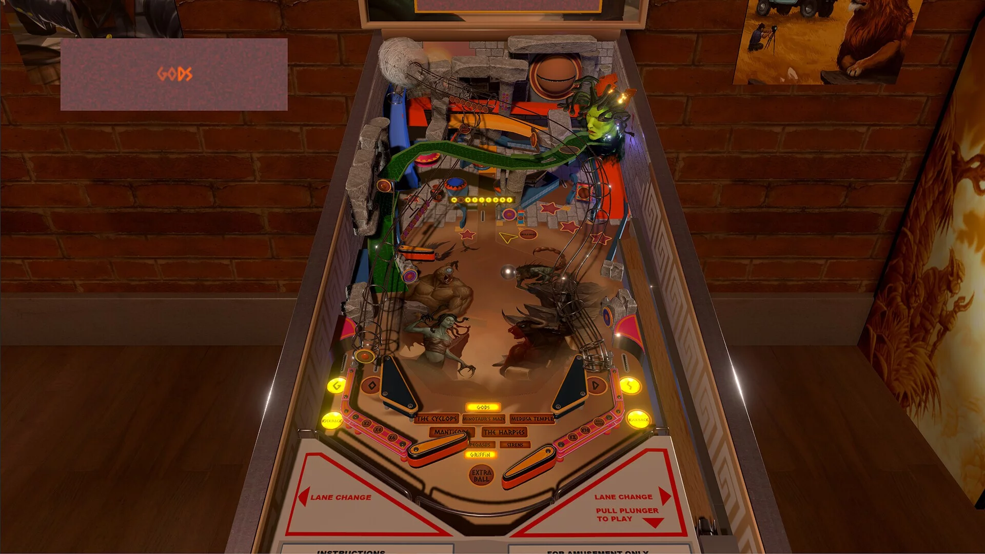 Изображение игры: Titans Pinball