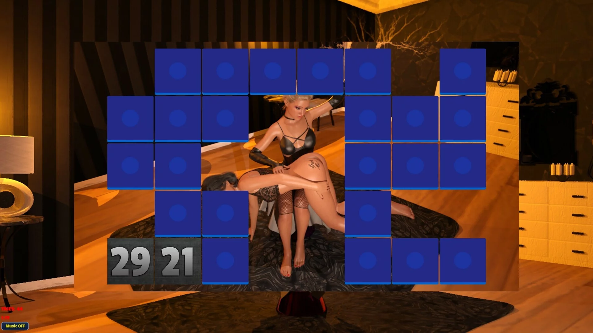 Изображение игры: Sexy Memory Puzzle - Spanking Girls