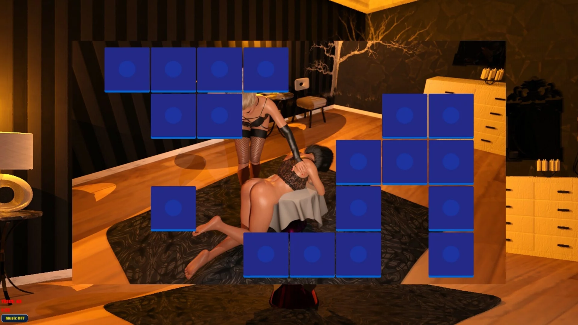 Изображение игры: Sexy Memory Puzzle - Spanking Girls