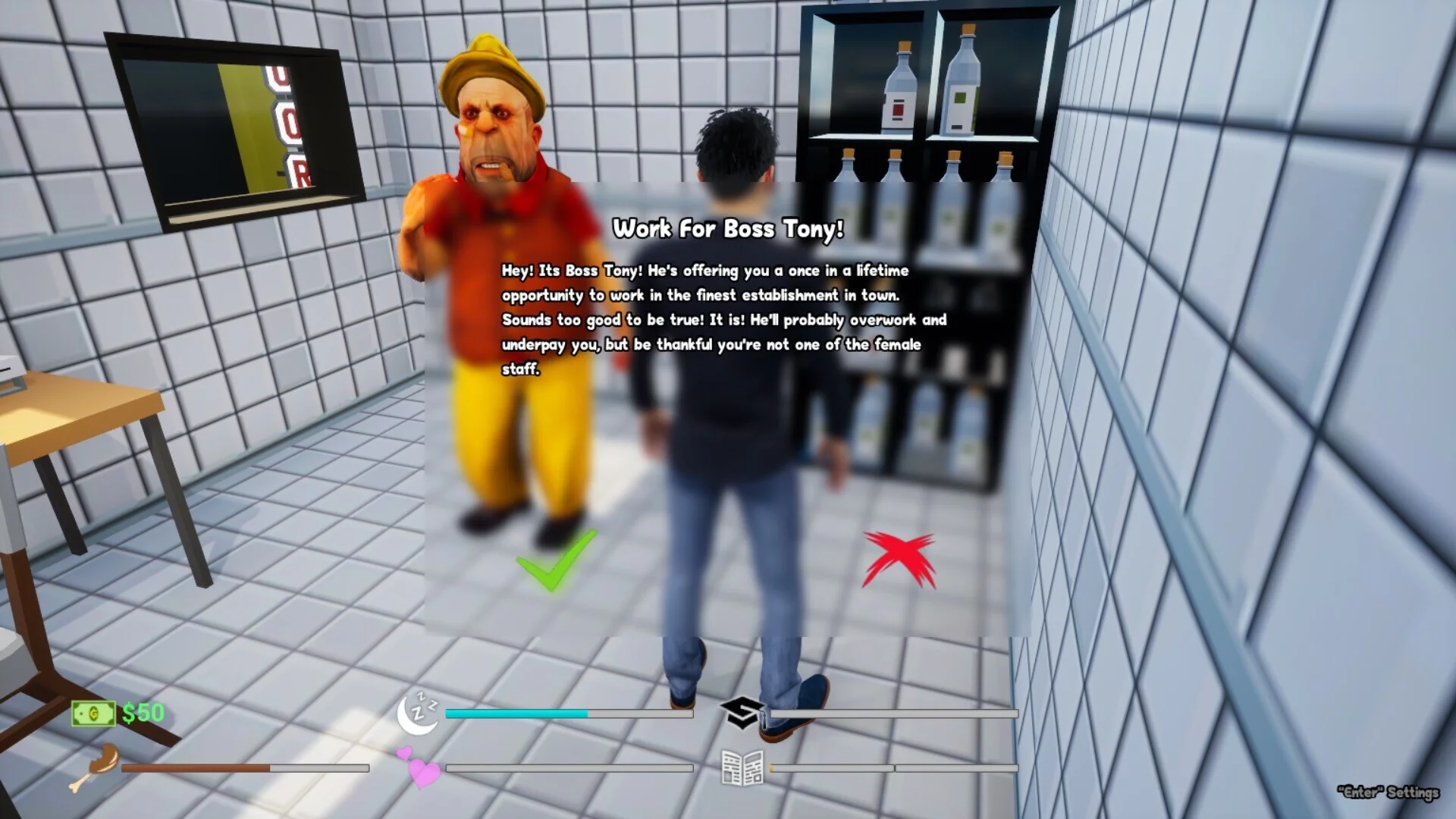 Изображение игры: Millennial Simulator