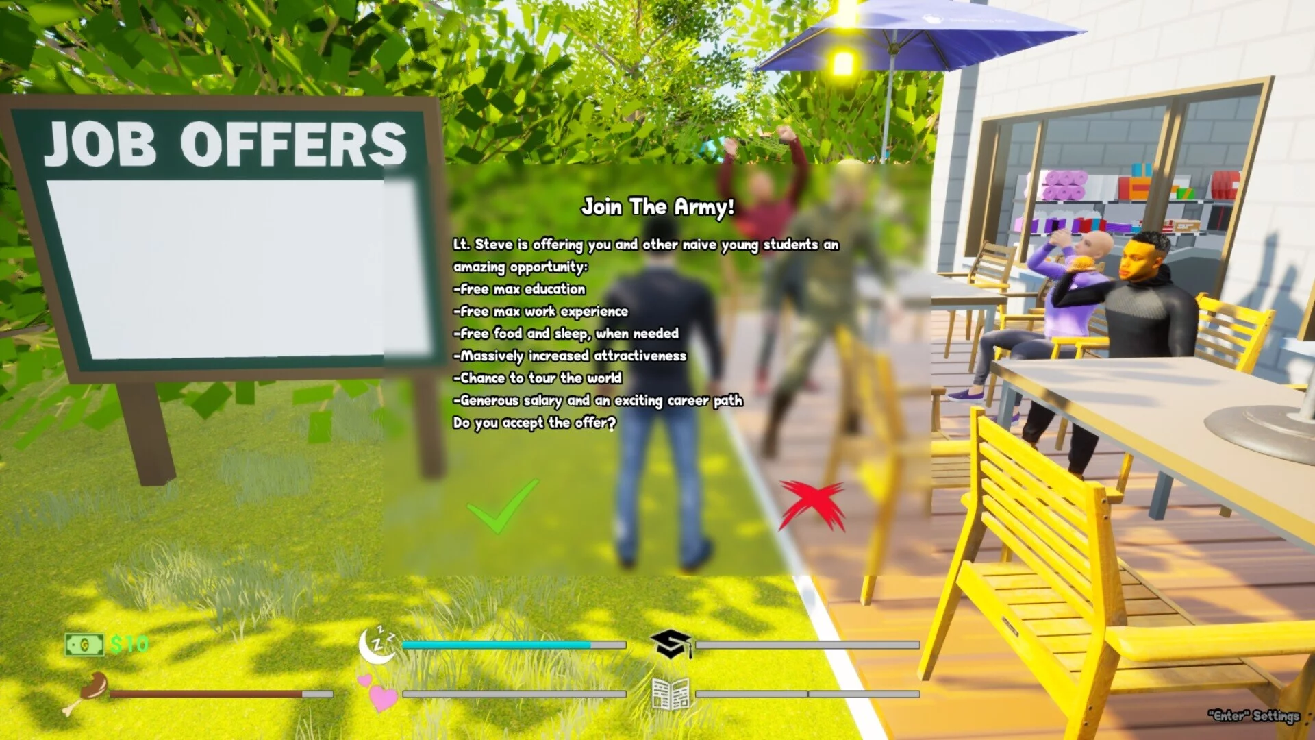 Изображение игры: Millennial Simulator