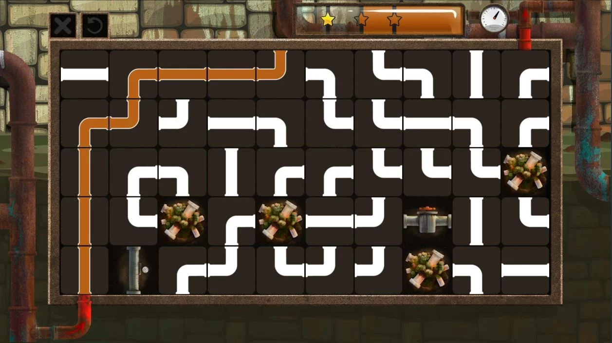 Изображение игры: Pipes!