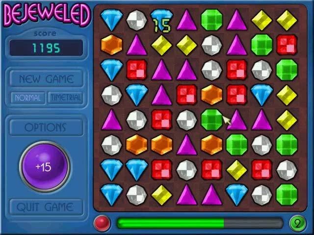 Изображение игры: Bejeweled Deluxe