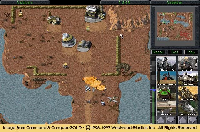 Изображение игры: Command & Conquer Gold