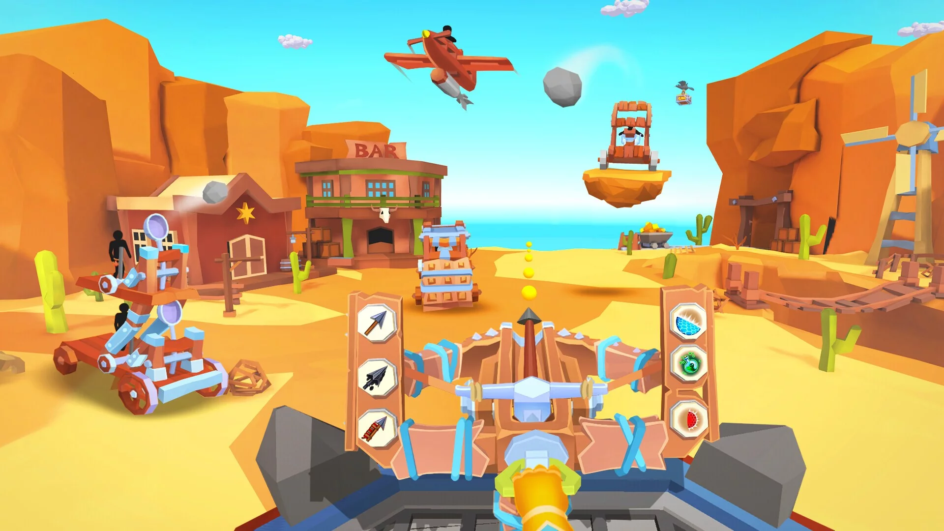 Изображение игры: The Catapult VR