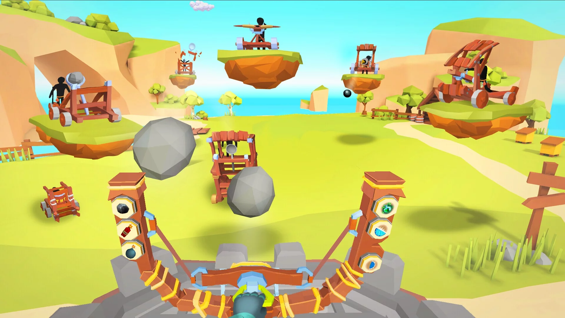 Изображение игры: The Catapult VR
