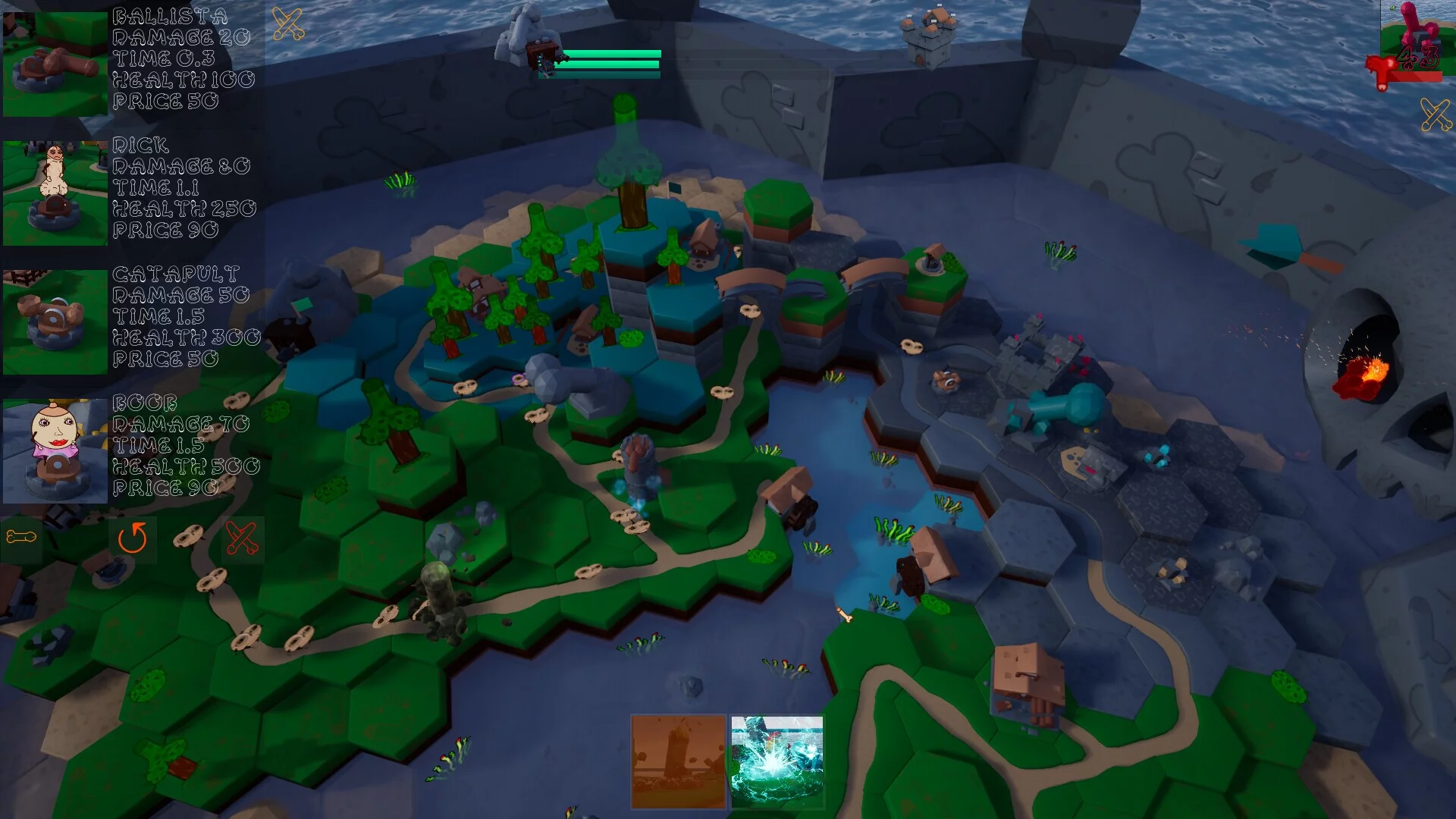 Изображение игры: Dickland: Tower Defense