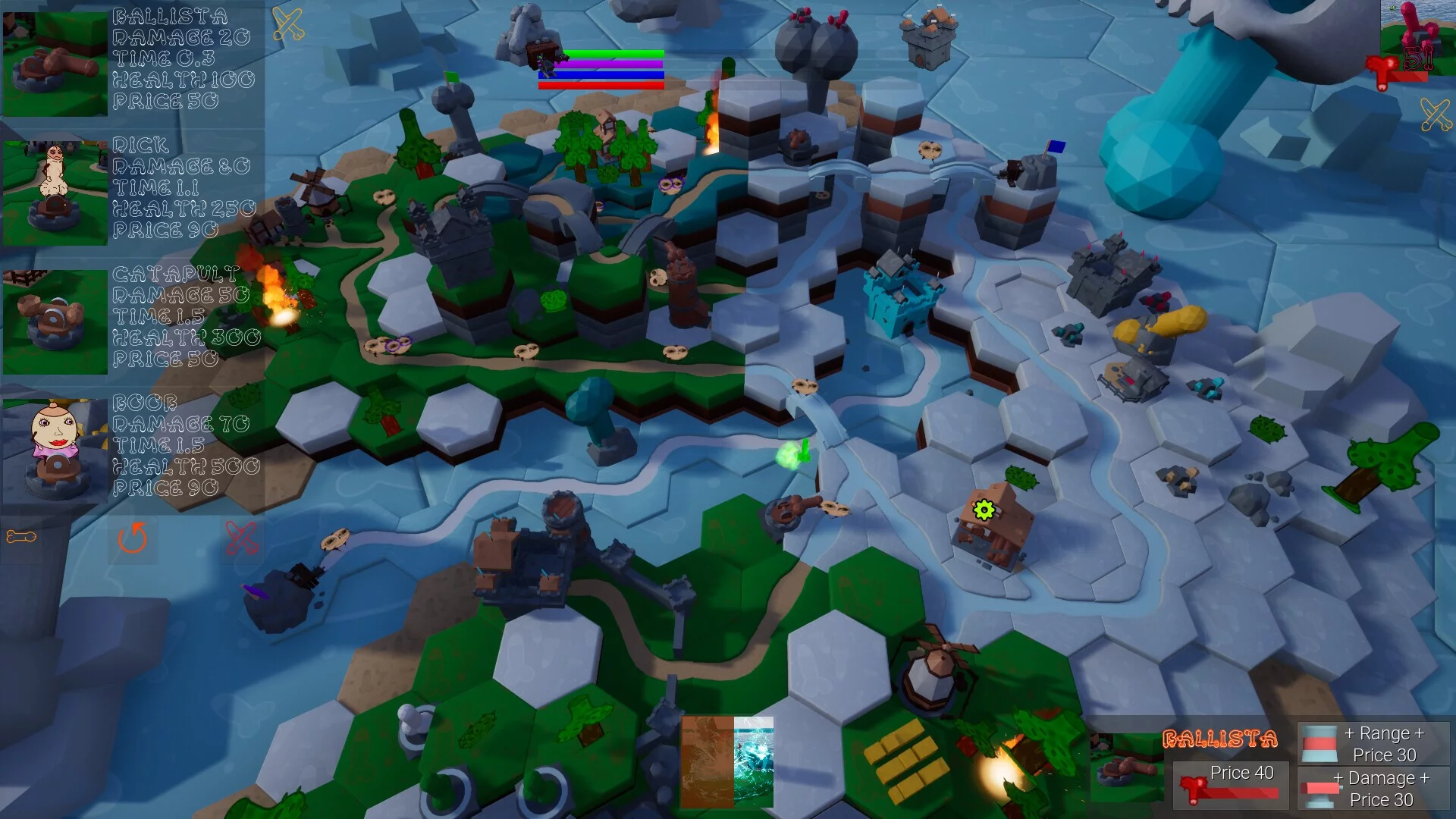 Изображение игры: Dickland: Tower Defense