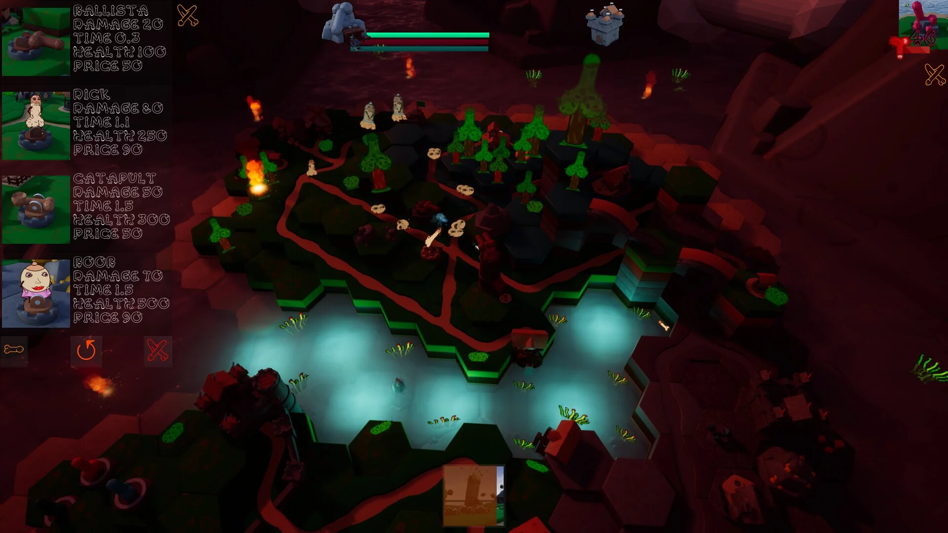 Изображение игры: Dickland: Tower Defense