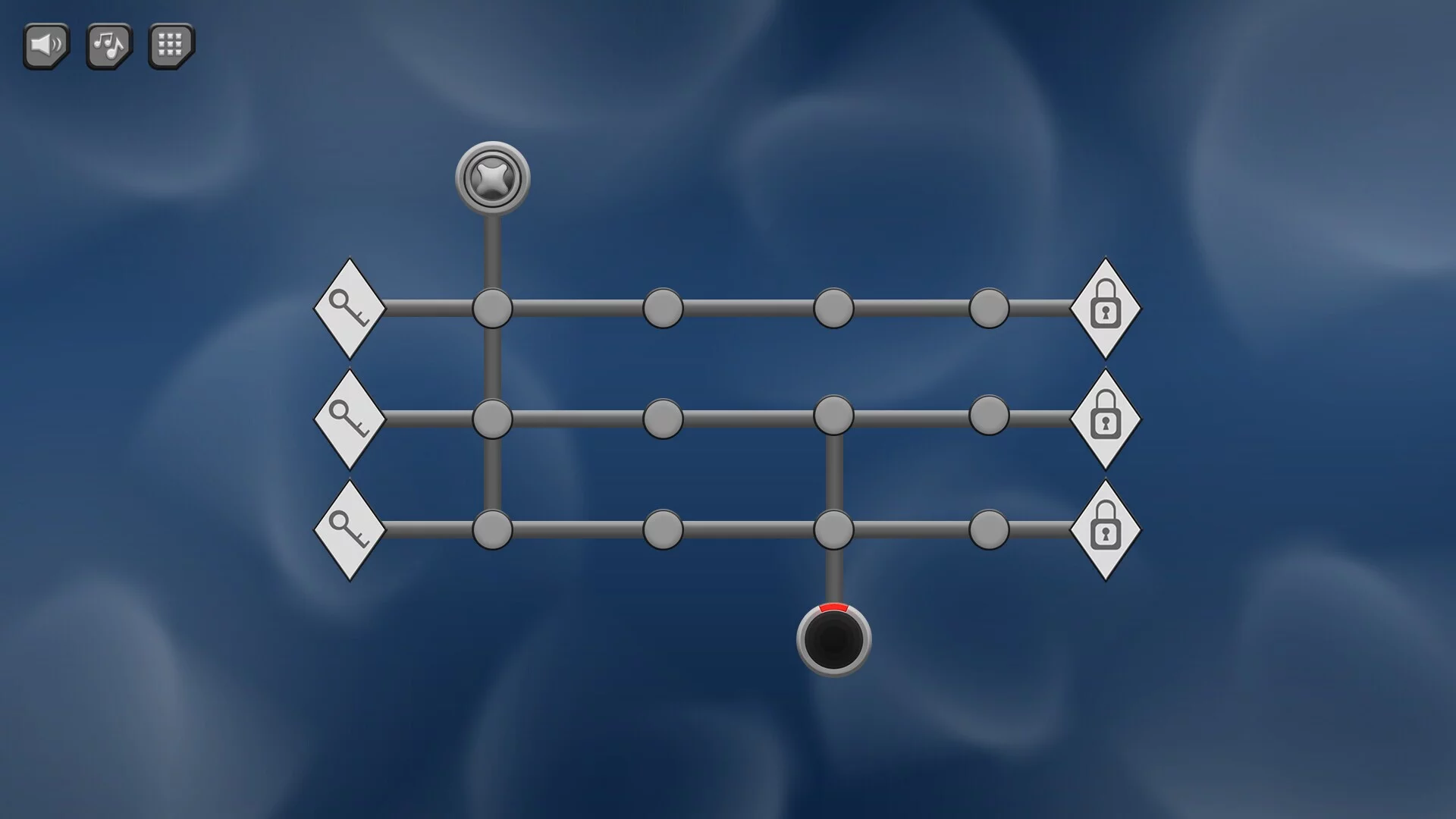 Изображение игры: Two Portals - A Gemstone Puzzle Game