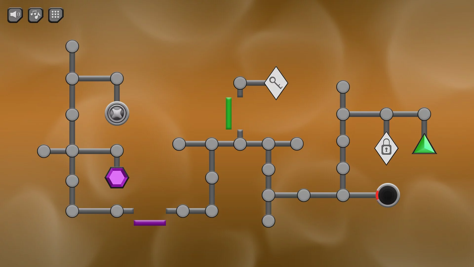 Изображение игры: Two Portals - A Gemstone Puzzle Game