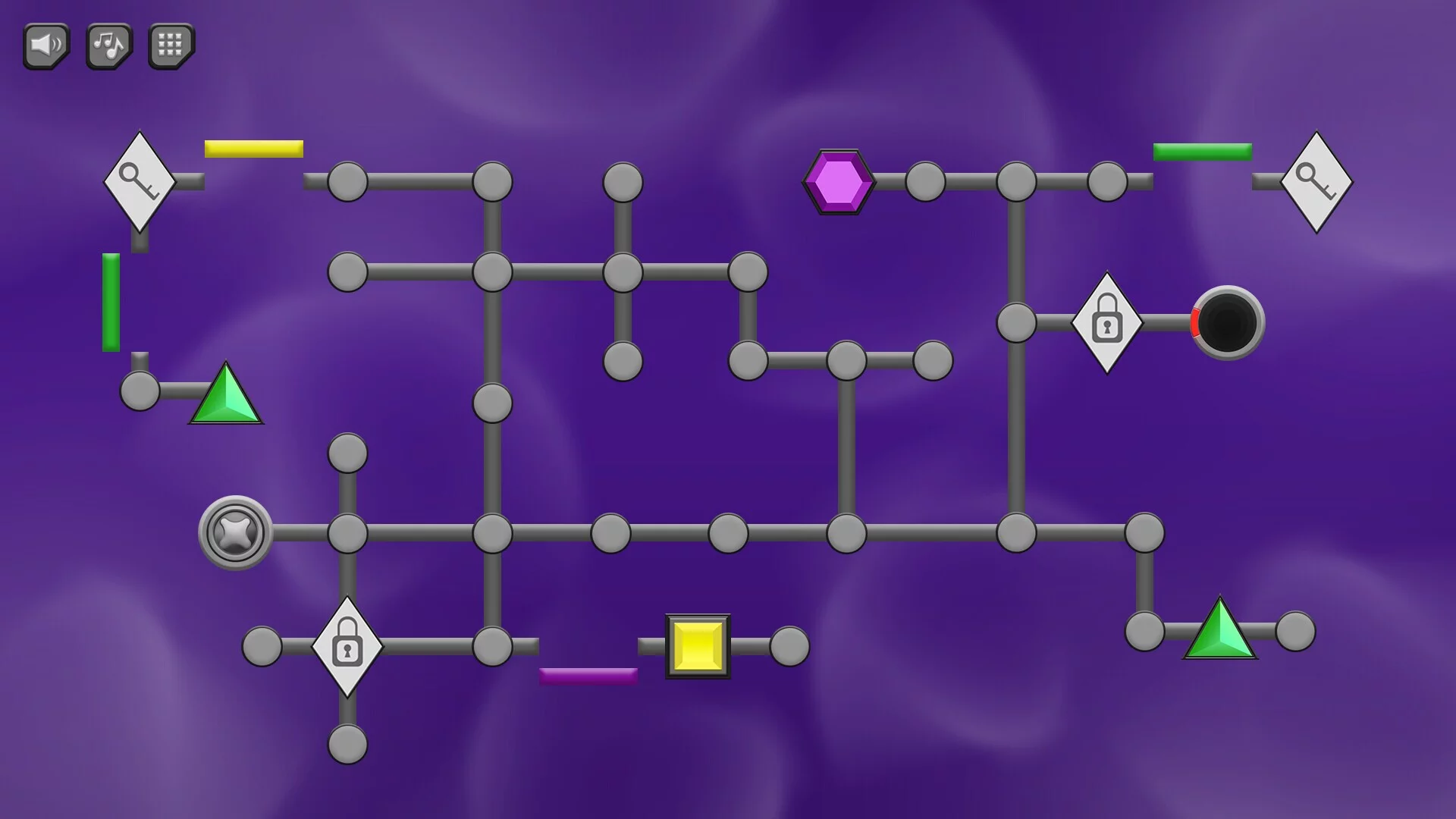 Изображение игры: Two Portals - A Gemstone Puzzle Game