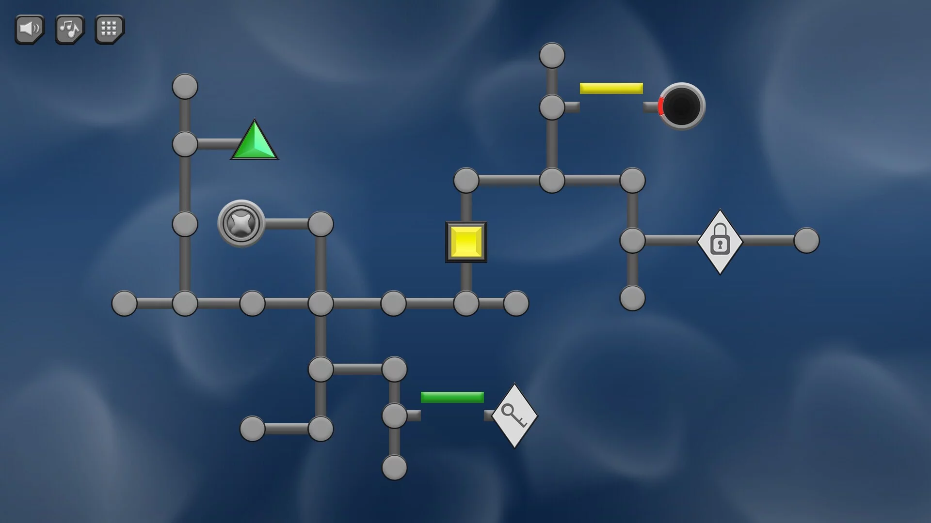 Изображение игры: Two Portals - A Gemstone Puzzle Game