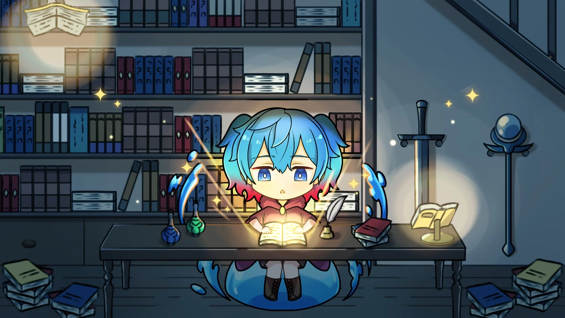 Изображение игры: イーシャの魔法図書室