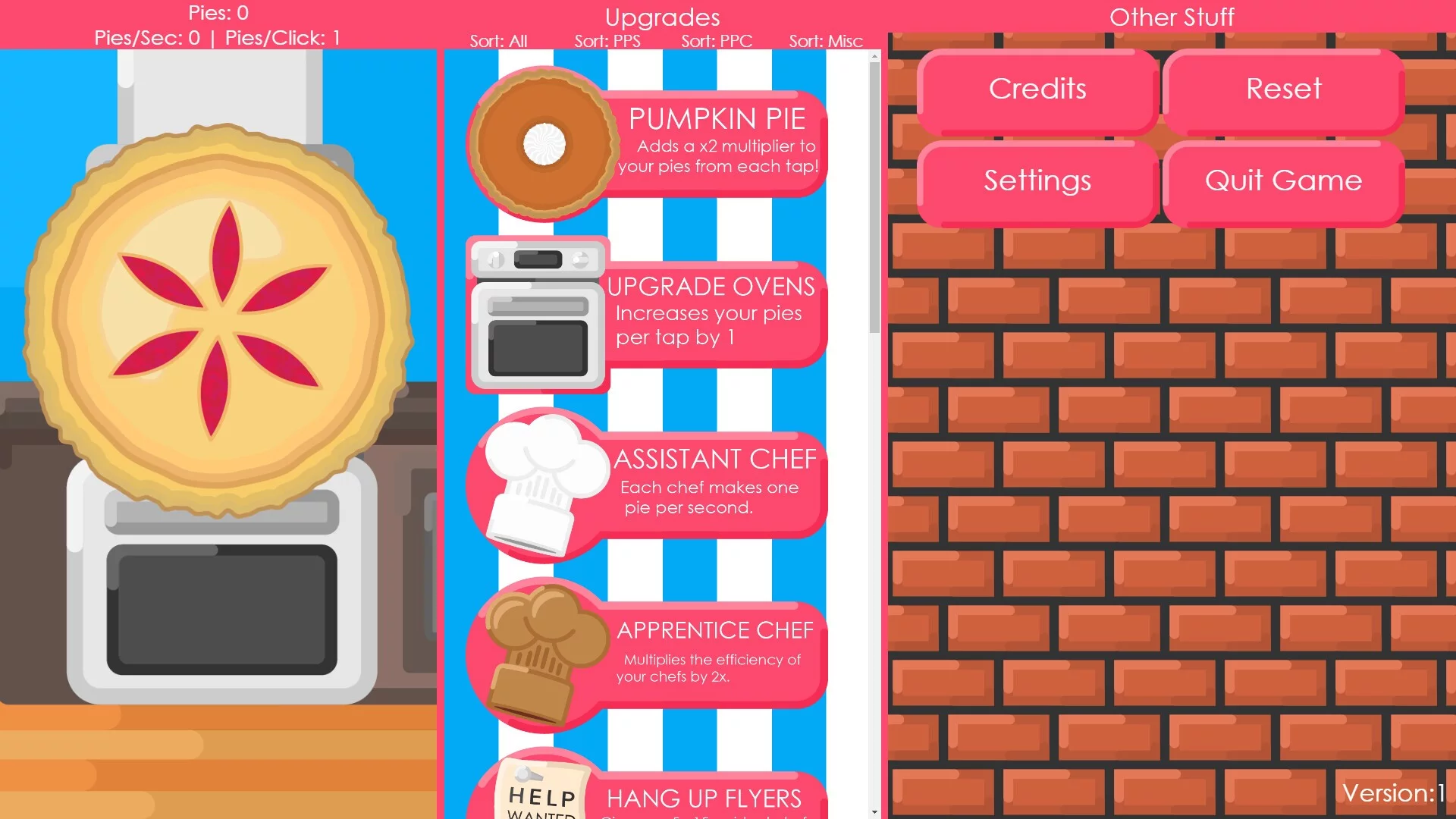 Изображение игры: PieClicker