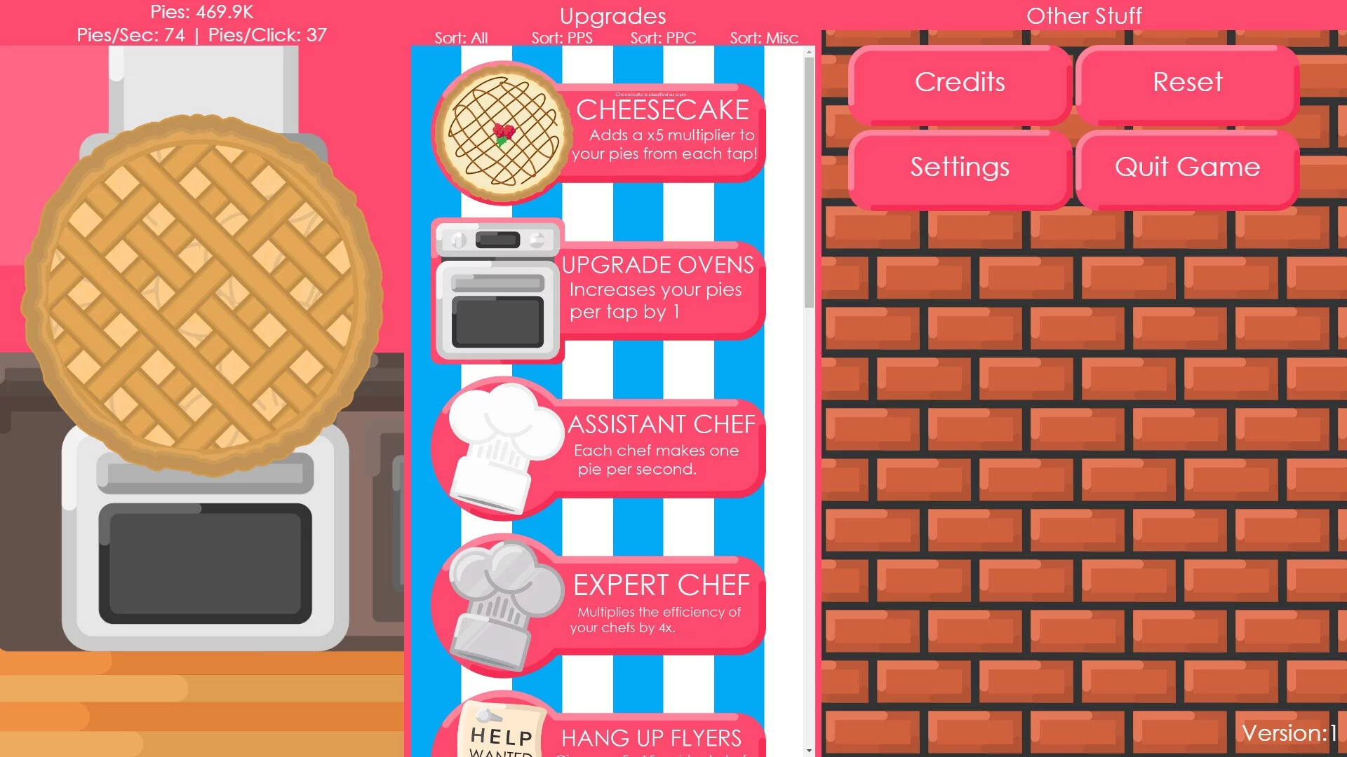 Изображение игры: PieClicker