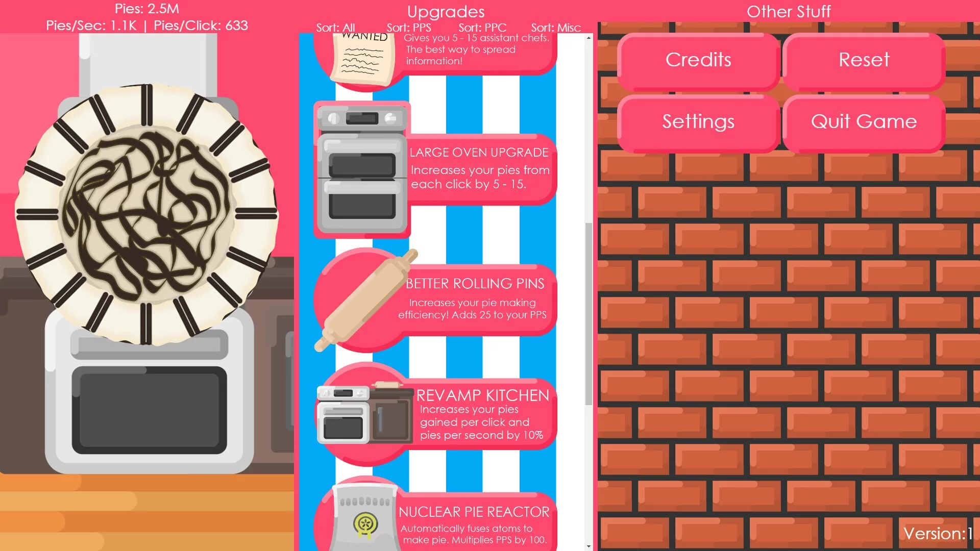 Изображение игры: PieClicker