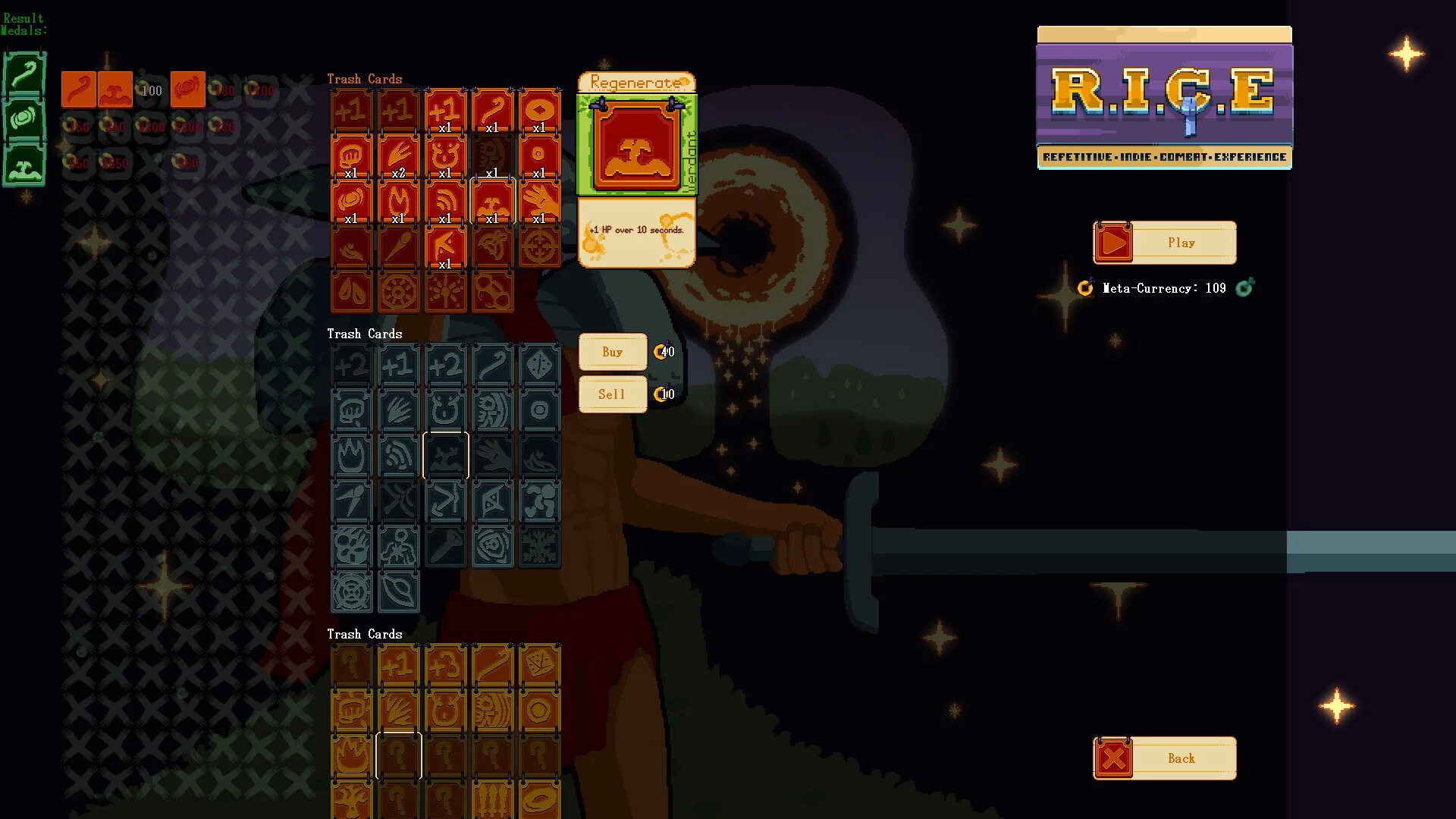Изображение игры: RICE - Repetitive Indie Combat Experience