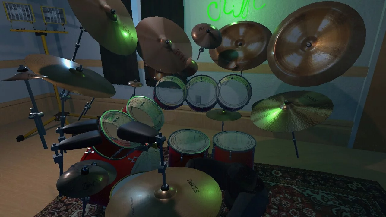 Изображение игры: VR Drums Ultimate Streamer