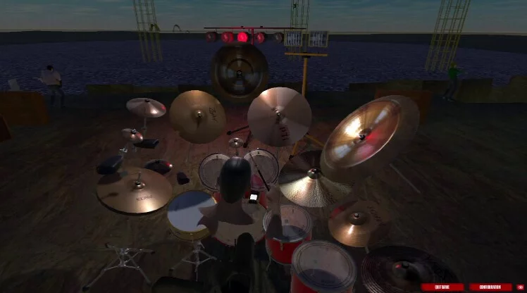 Изображение игры: VR Drums Ultimate Streamer